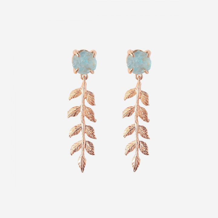 Goddesses Garden earrings – Aquamarine