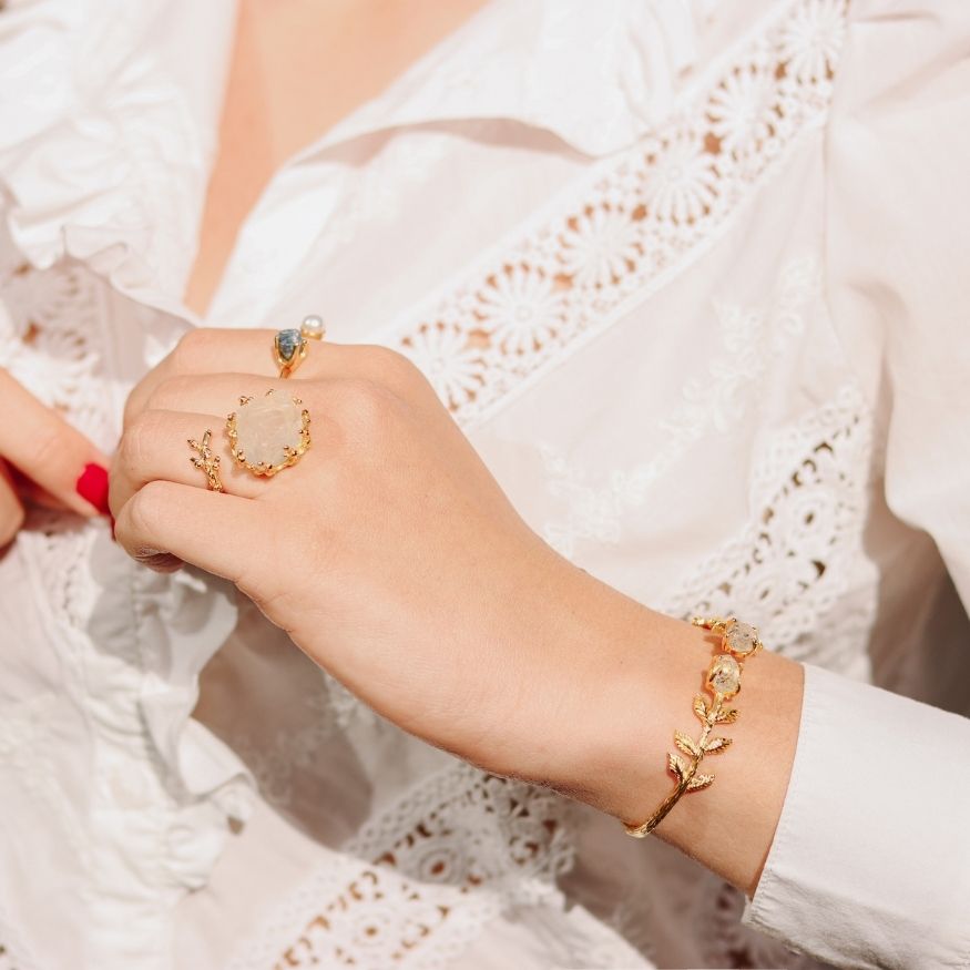 Goddesses Garden Bracelet – Herkimer Diamond