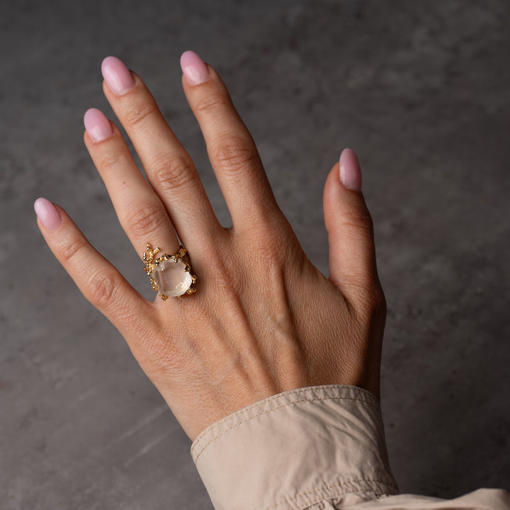 Goddesses One Big Dream prstan – Herkimer diamant