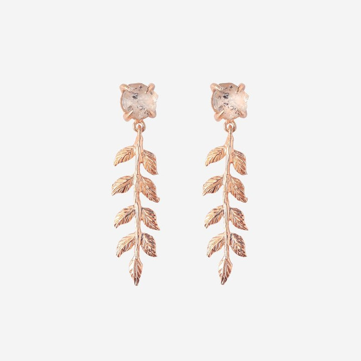 Godesses Garden earrings – Herkimer diamond