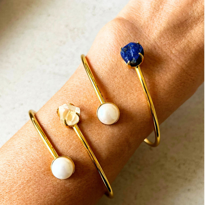 Goddesses Tears narukvica – Biser i Lapis lazuli