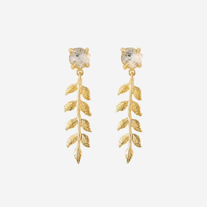 Goddesses Garden earrings – Herkimer diamond