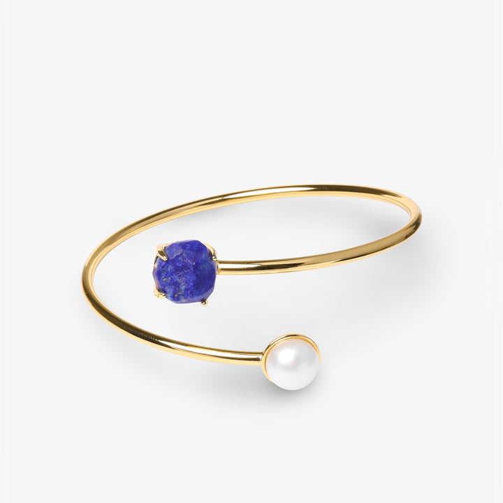 Goddesses Tears narukvica – Biser i Lapis lazuli