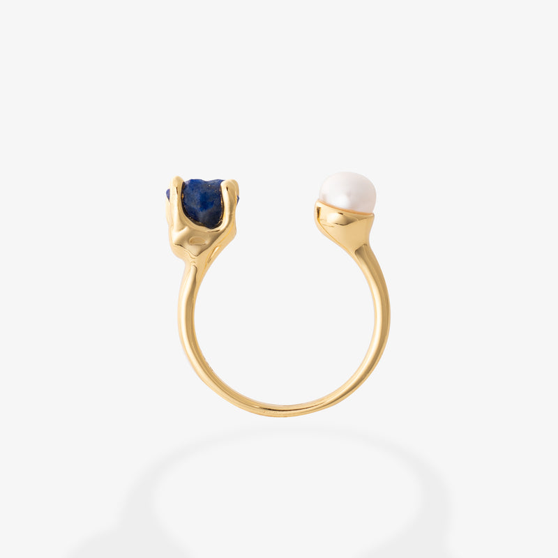 Goddesses Tears prsten — Biser i Lapis lazuli